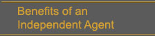 Benefits of an Independent agent